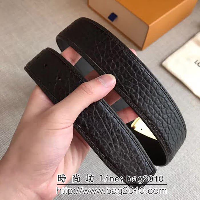路易威登LV 內穿平滑 男士皮帶 原版頭層牛皮帶身 男士皮帶 LHG1565